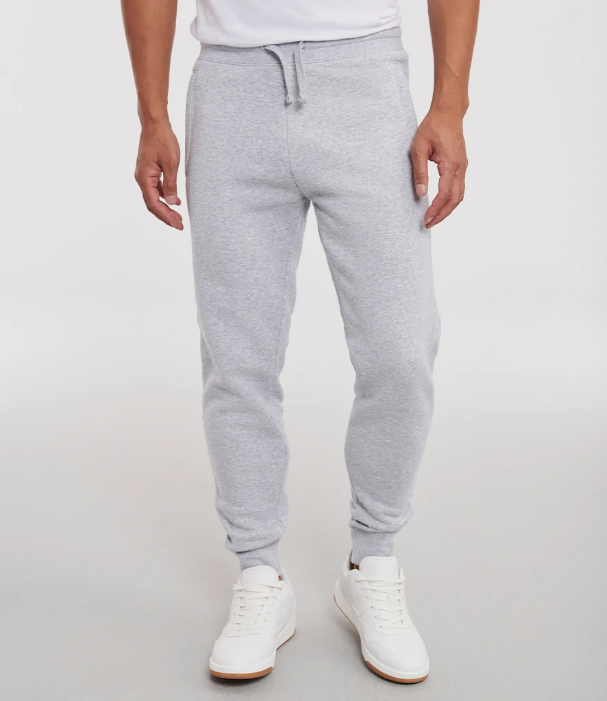 Russell Authentic Jog Pants in Urban Grey, worn