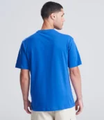 AWDis Unisex 180 T-Shirt in Royal Blue, worn