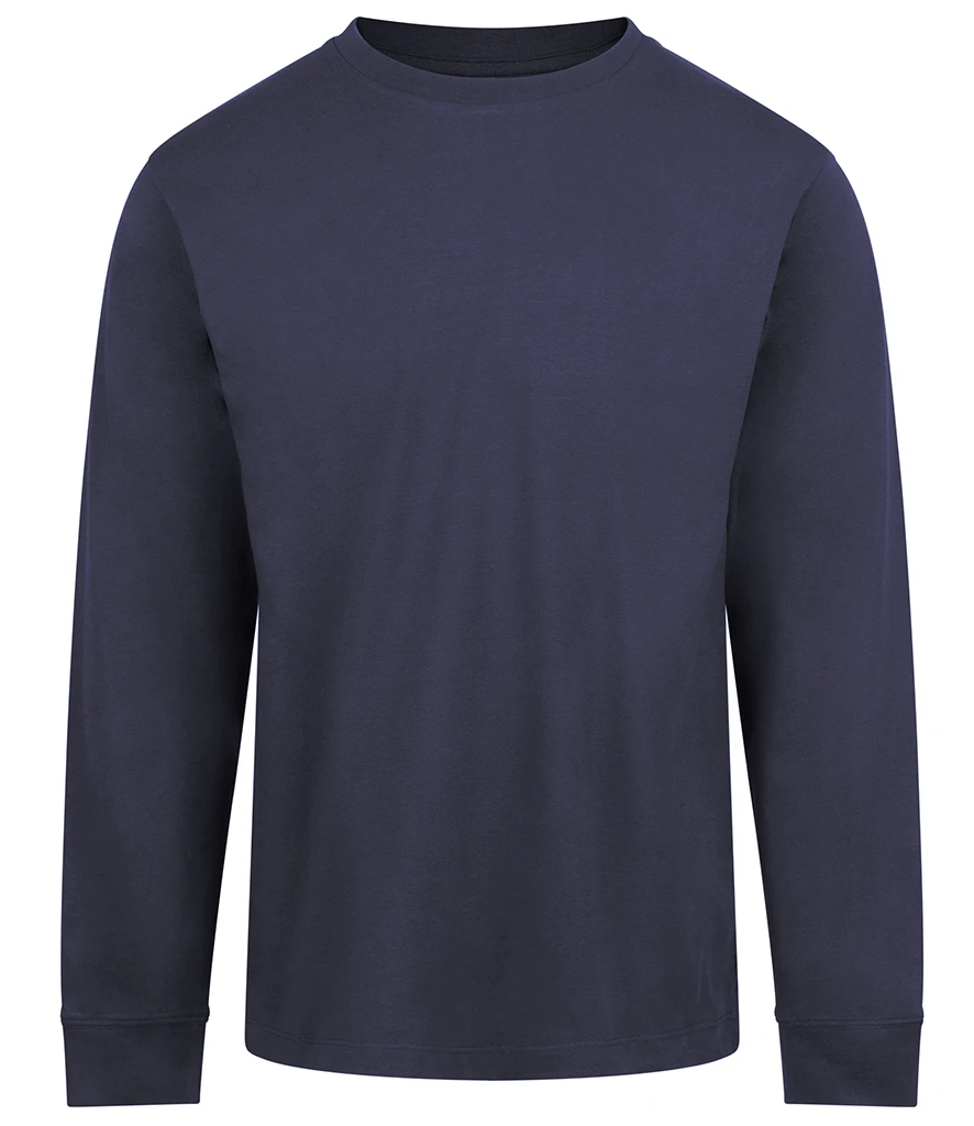 AWDis Long Sleeve 180 T-Shirt in New French Navy