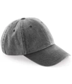 Beechfield Low Profile Vintage Cap in Vintage Black