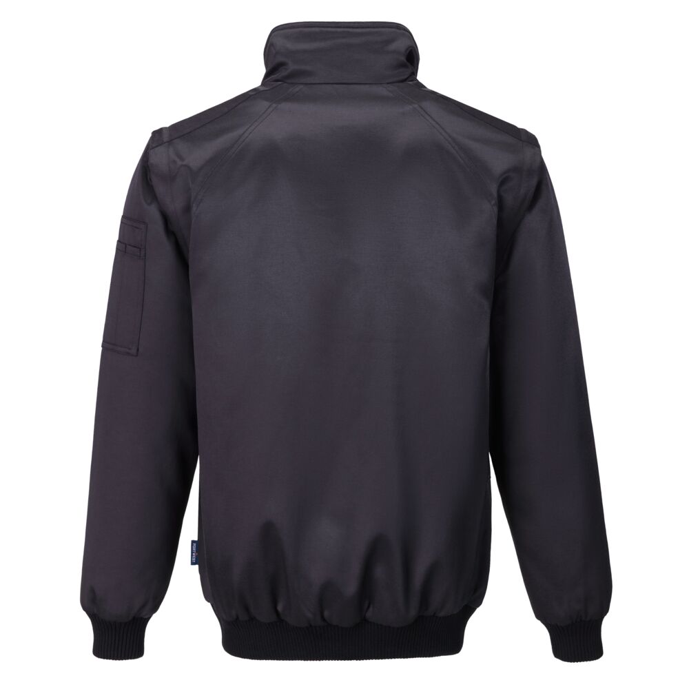 Portwest WX2 Eco Pilot Jacket in Black, back