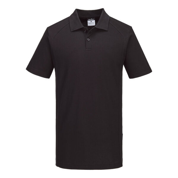 Portwest WX2 Polo Shirt in Black