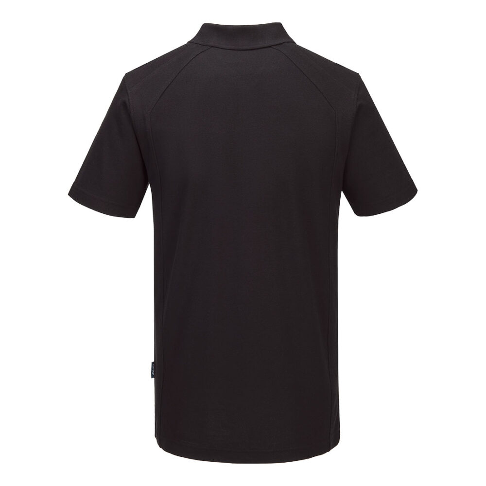 Portwest WX2 Polo Shirt in Black, back