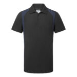 Portwest WX2 Polo Shirt in Black/Navy