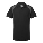Portwest WX2 Polo Shirt in Black/Grey