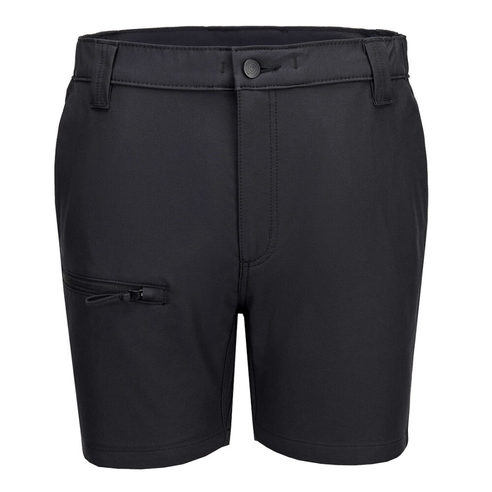 Portwest WX2 Eco Active Stretch Shorts in Black