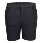 Portwest WX2 Eco Active Stretch Shorts in Black