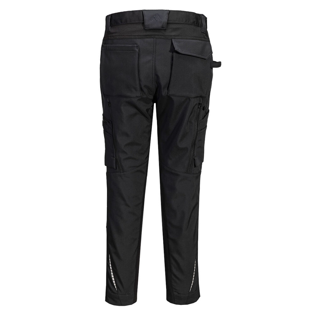 Portwest WX2 Eco Softshell Trousers (2L) in Black, back