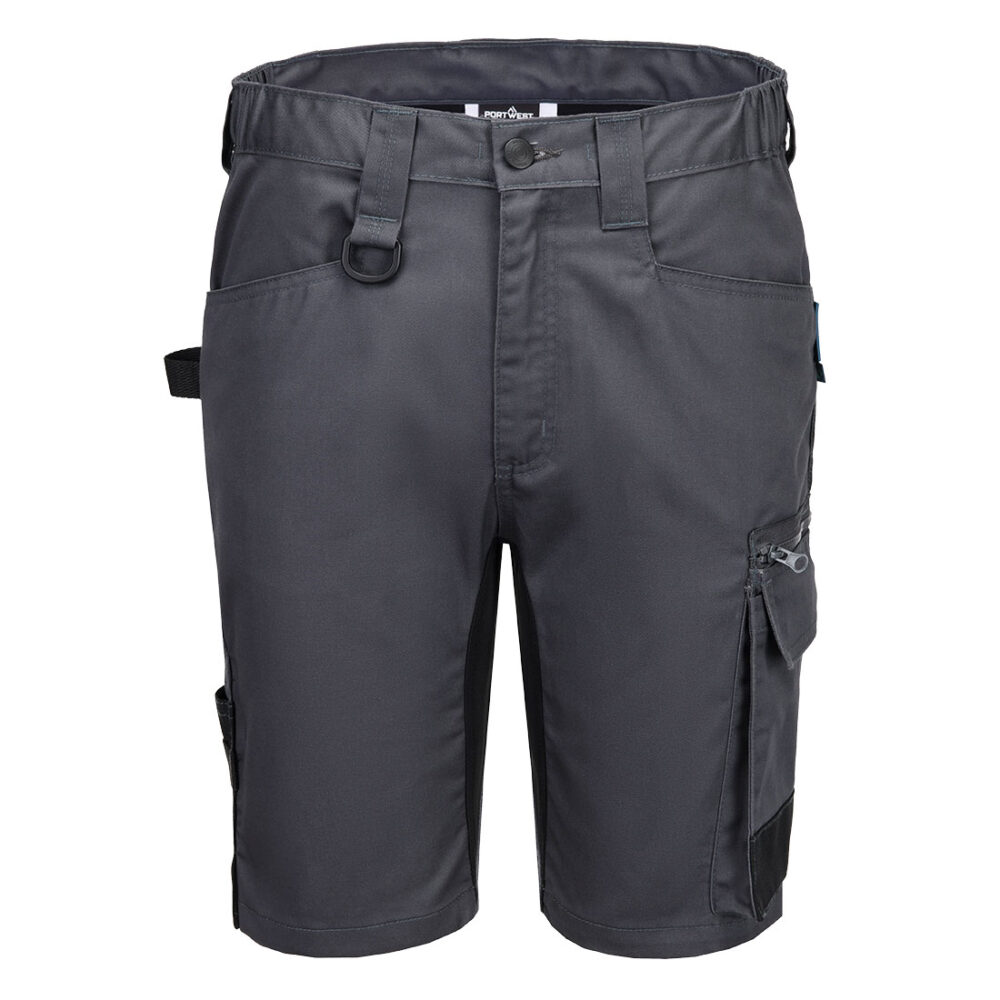 Portwest WX2 Eco Craft Shorts in Metal Grey