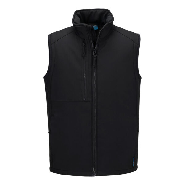 Portwest WX2 Eco Insulated Softshell Bodywarmer (2L) in Black