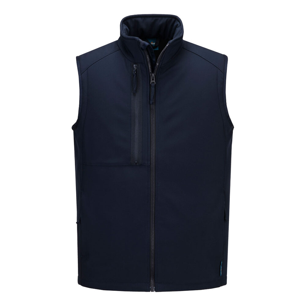 Portwest WX2 Eco Insulated Softshell Bodywarmer (2L) in Navy
