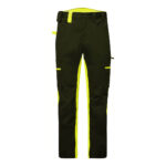 Portwest WX2 Eco Stretch Trade Trousers in Black/Yellow