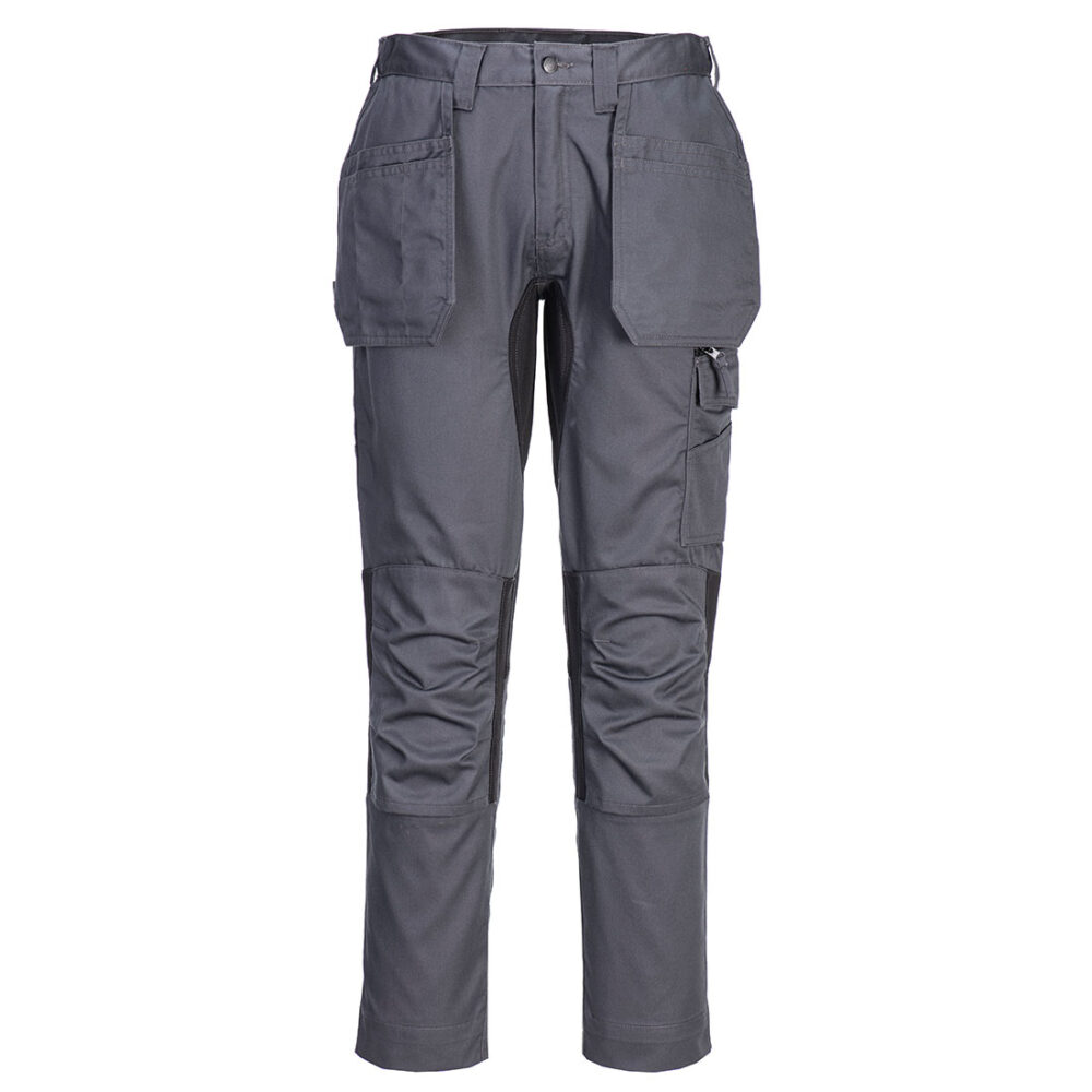 Portwest WX2 Eco Stretch Holster Trousers in Metal Grey