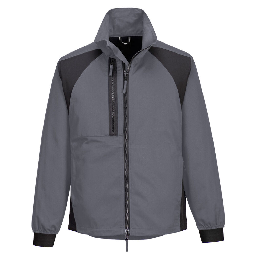 Portwest WX2 Eco Stretch Work Jacket in Metal Grey