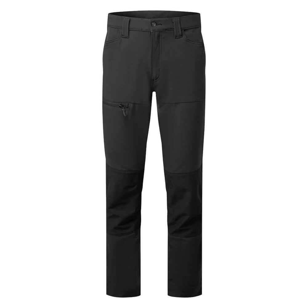 Portwest WX2 Eco Stretch Service Trousers in Black
