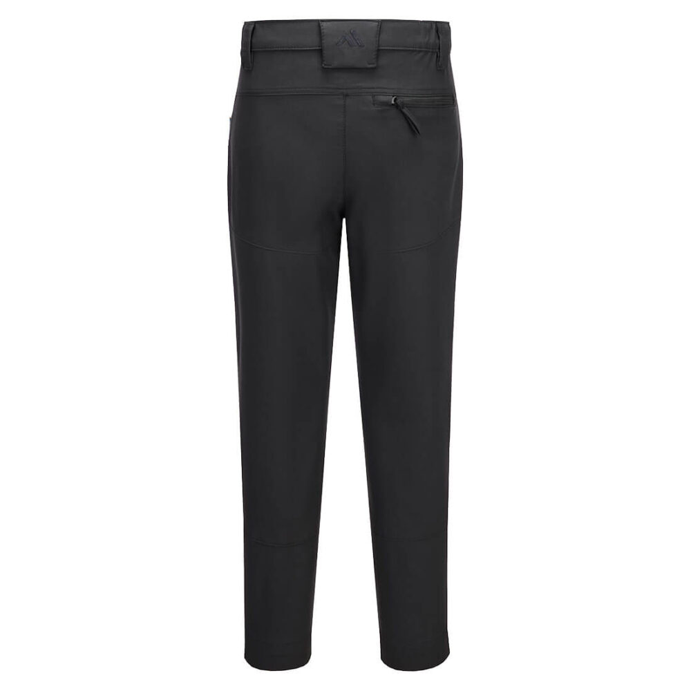 Portwest WX2 Eco Women's Stretch Service Trousers in Black, back