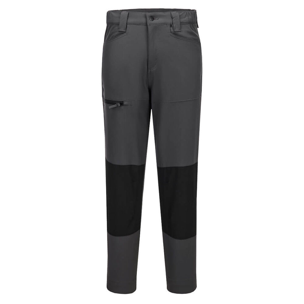 Portwest WX2 Eco Women's Stretch Service Trousers in Metal Grey