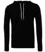 Bella+Canvas Unisex Pullover Hoodie in Black