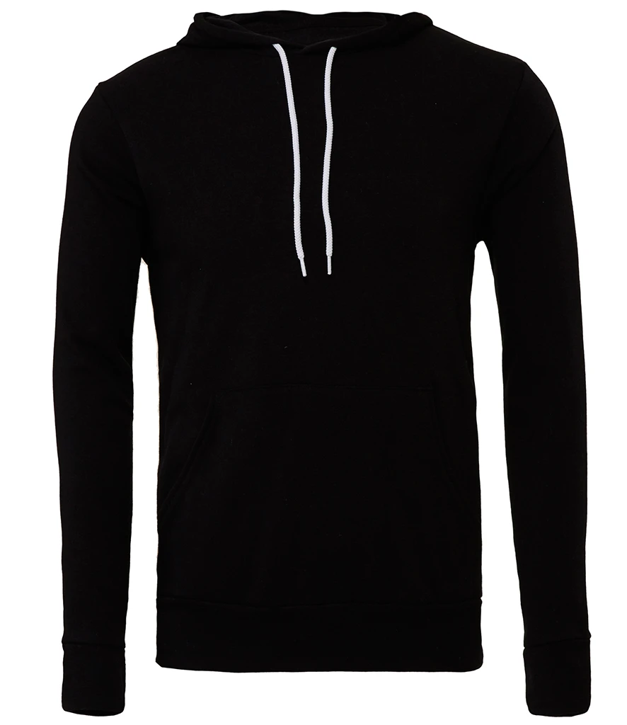 Bella+Canvas Unisex Pullover Hoodie in Black