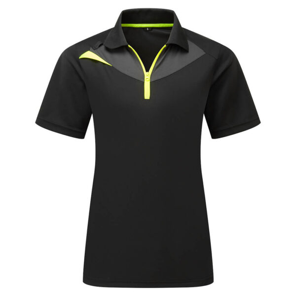 Portwest DX4 Women's Polo Shirt in Black