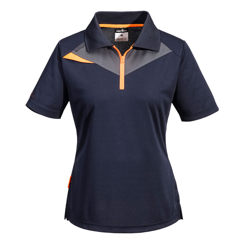 Portwest DX4 Women's Polo Shirt in Navy
