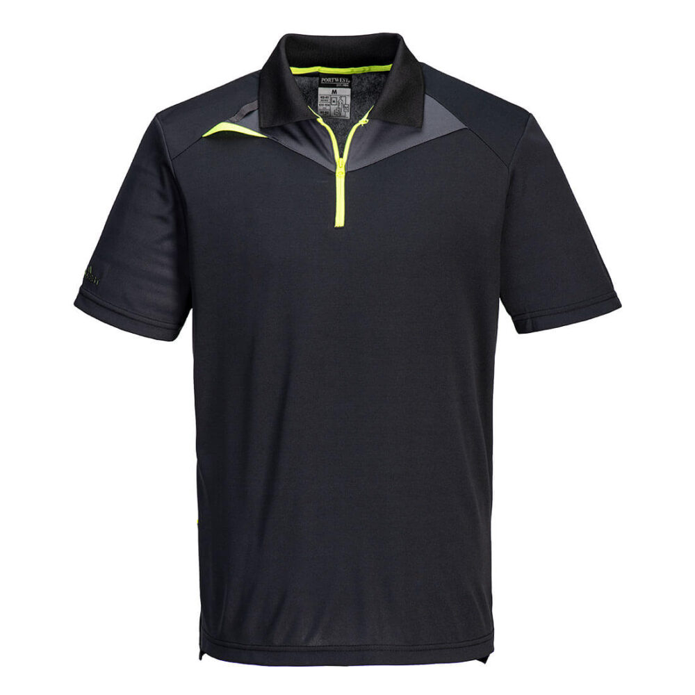 DX410BKR Portwest DX4 Polo Shirt in Black