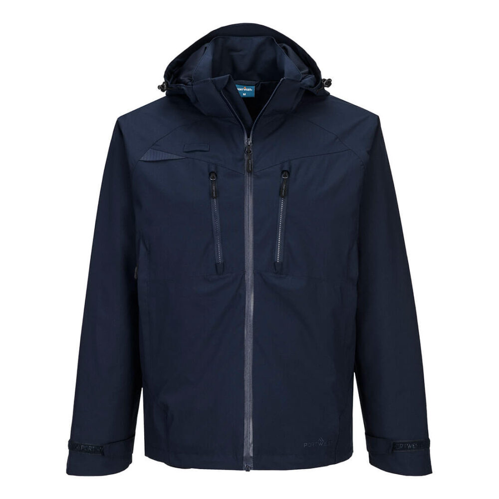 Portwest DX4 Rain Jacket in All Navy