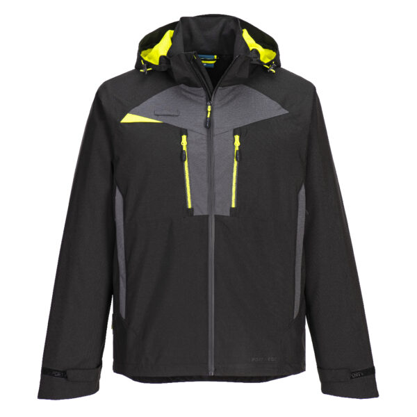 Portwest DX4 Rain Jacket in Black
