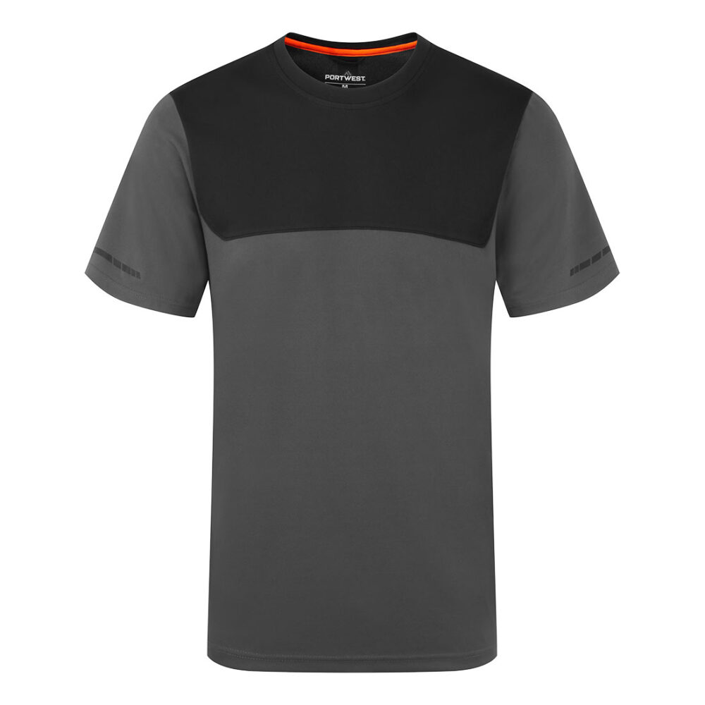 Portwest EV4 Lightweight T-Shirt in Metal Grey