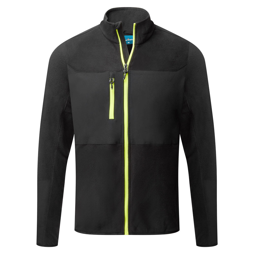 EV476BKR Portwest EV4 Stretch Fleece in Black