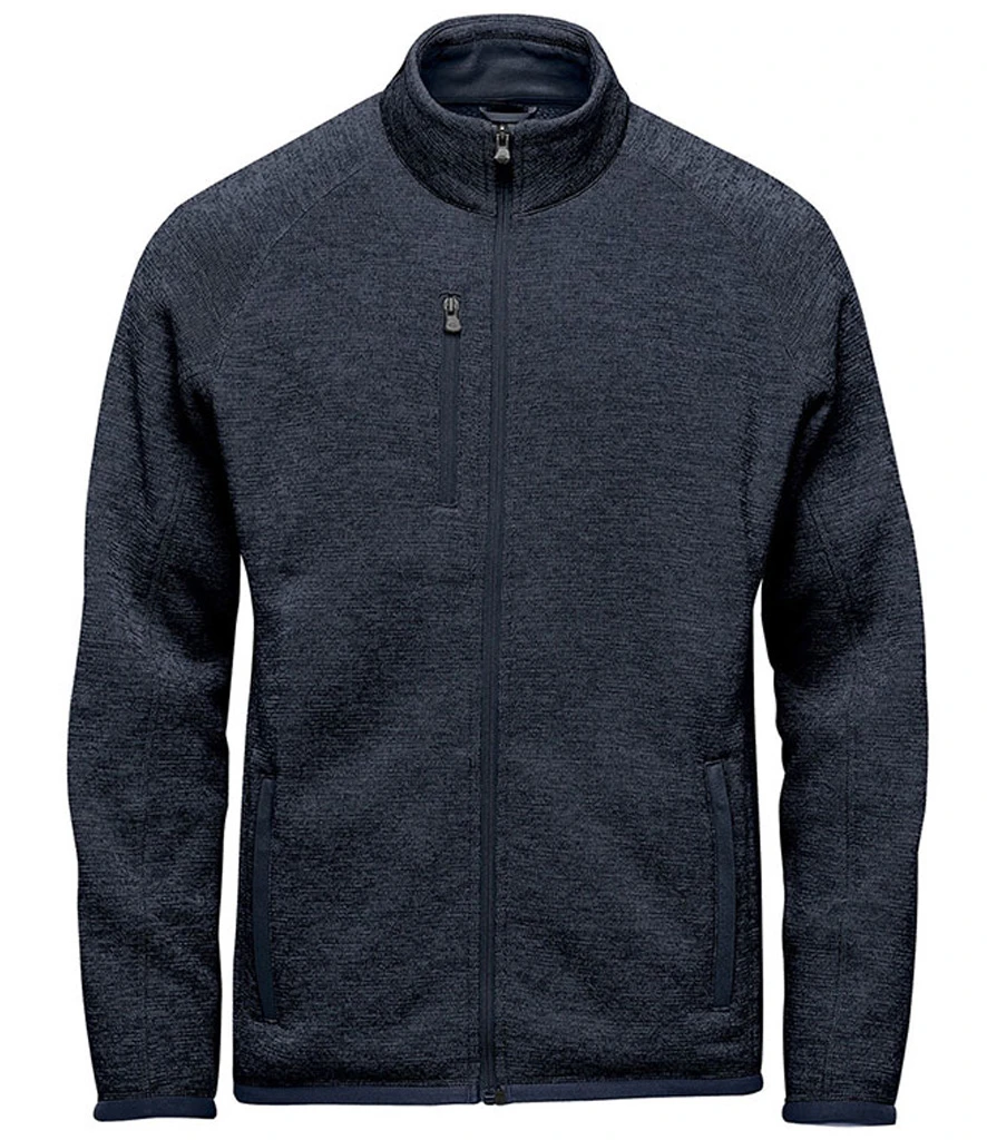 Stormtech Avalante Full Zip Knitted Fleece Jacket in Navy Heather