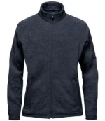 Stormtech Ladies Avalante Full Zip Knitted Fleece Jacket in Navy Heather