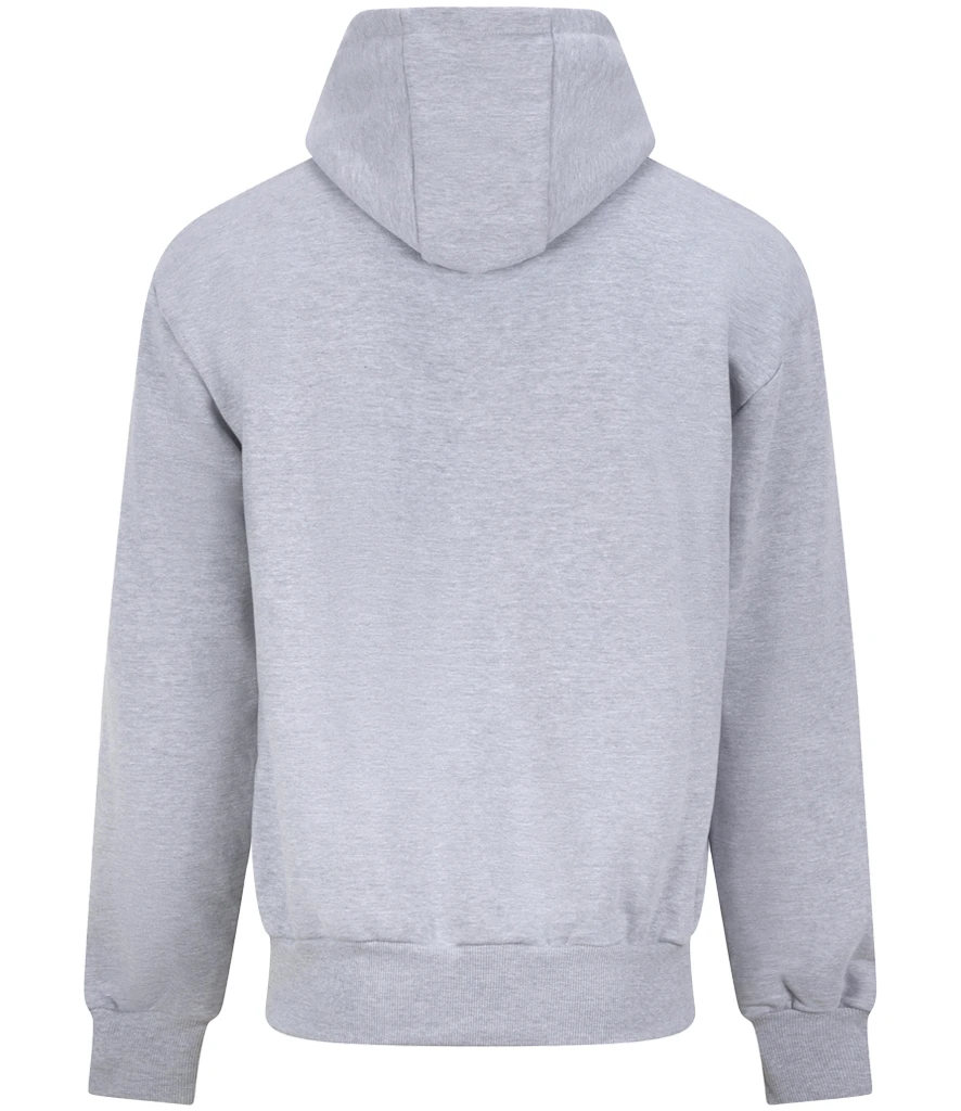 AWDis Signature Heavyweight Zoodie in Heather Grey, back