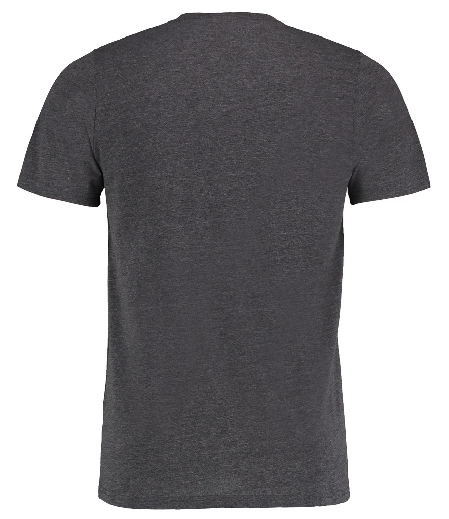 Kustom Kit Superwash 60°C T-Shirt in Dark Grey Marl, back