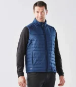 Stormtech Nautilus Quilted Bodywarmer in Navy, worn