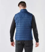 Stormtech Nautilus Quilted Bodywarmer in Navy, worn