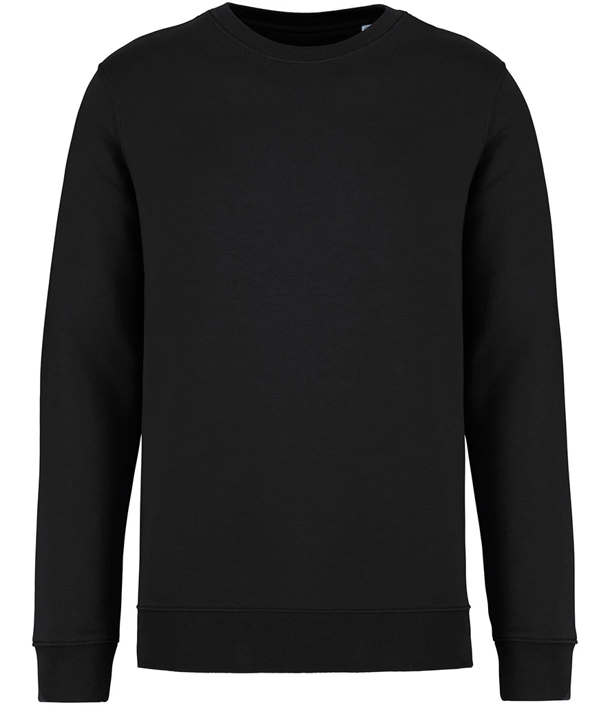 Native Spirit Unisex Heavyweight Crew Neck Sweatshirt in Black