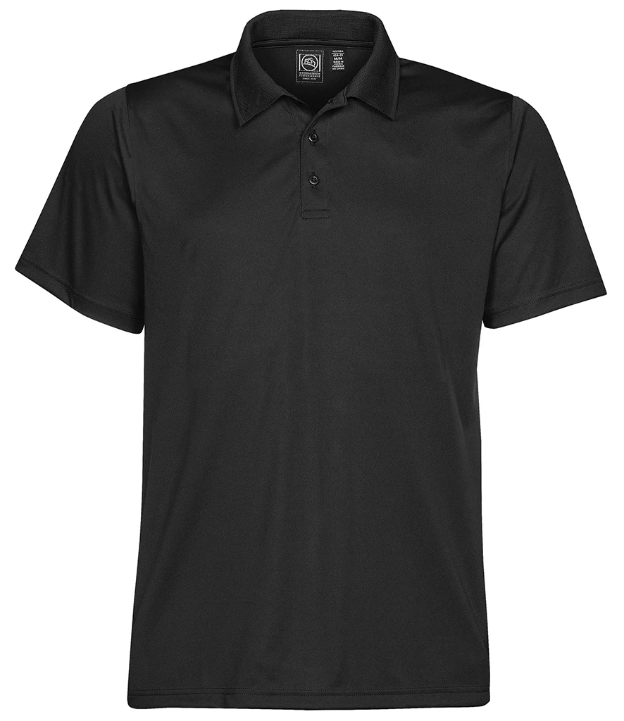 Stormtech Eclipse H2X-DRY Pique Polo Shirt in Black