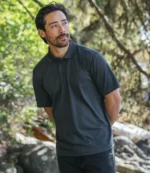 Stormtech Eclipse H2X-DRY Pique Polo Shirt in Carbon, worn