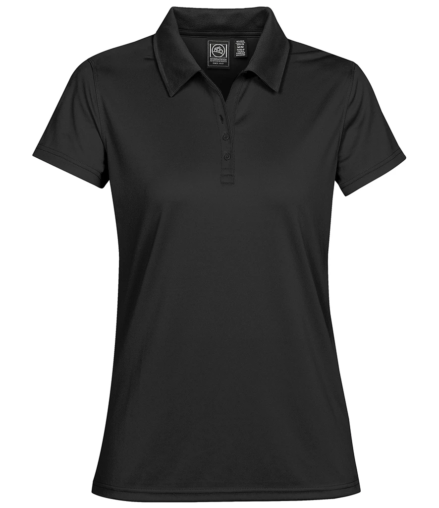 Stormtech Ladies Eclipse H2X-DRY Pique Polo Shirt in Black