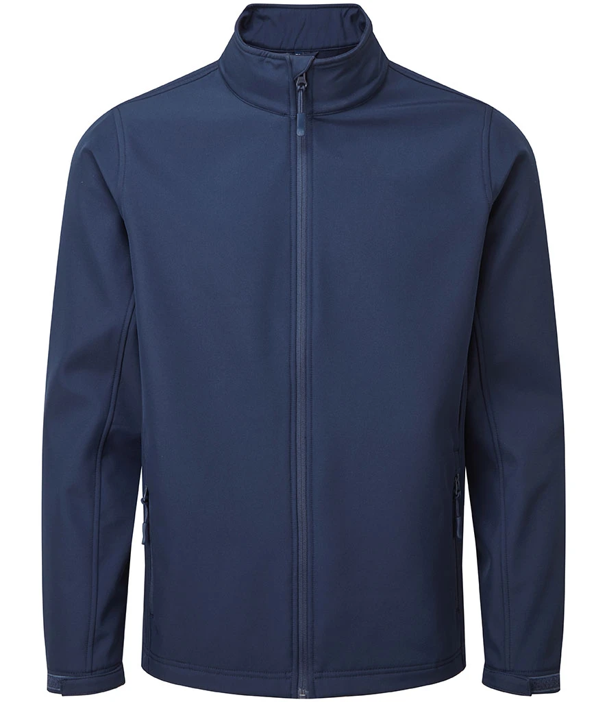 Premier Windchecker Recycled Printable Soft Shell Jacket in Navy