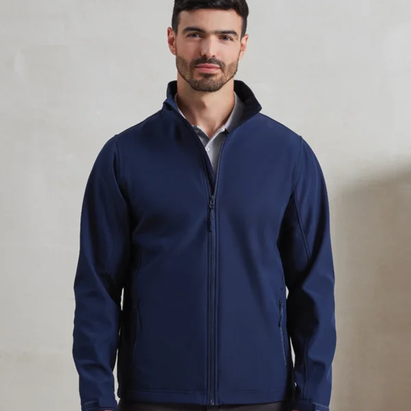 Premier Windchecker Recycled Printable Soft Shell Jacket, worn