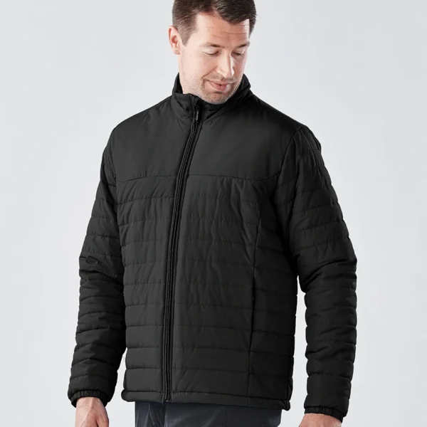Stormtech Nautilus Quilted Jacket in Black, worn