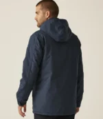 Regatta Dover Waterproof Insulated Parka in Navy, worn