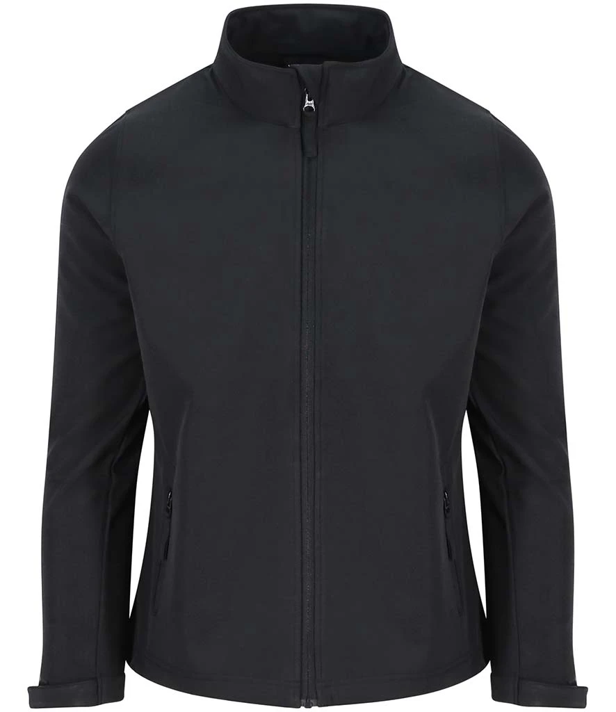 PRO RTX Ladies Pro Two Layer Soft Shell Jacket in Black