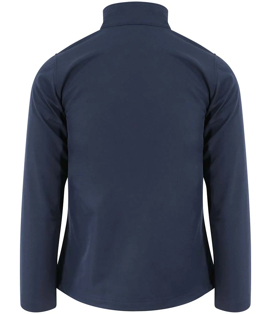 PRO RTX Ladies Pro Two Layer Soft Shell Jacket in Navy, back