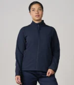 PRO RTX Ladies Pro Two Layer Soft Shell Jacket in Navy, worn