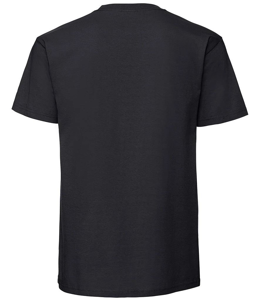 Fruit of the Loom Iconic 195 T-Shirt in Black, back