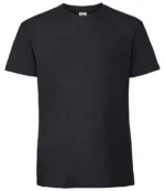 Fruit of the Loom Iconic 195 T-Shirt in Black