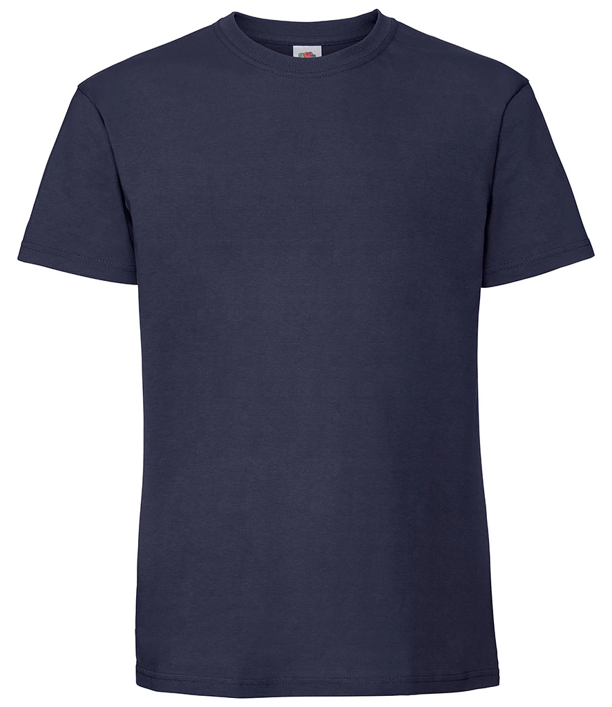 Fruit of the Loom Iconic 195 T-Shirt in Navy